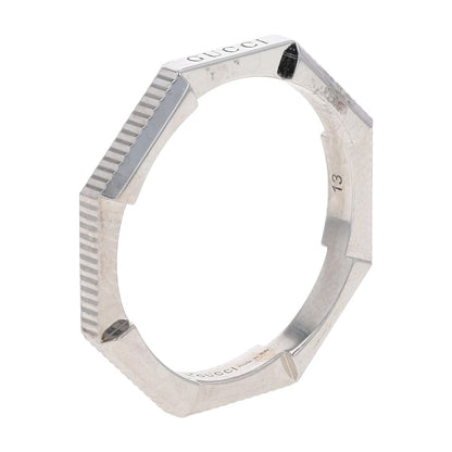 18K White Gold Link To Love Band