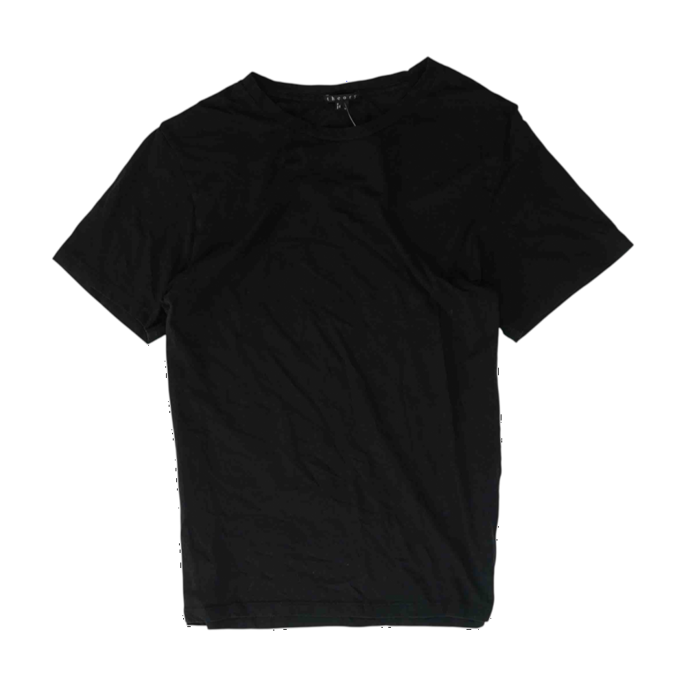 Theory Black Solid Active T-Shirt – Image 1