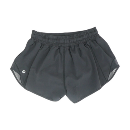 Black Solid Active Shorts
