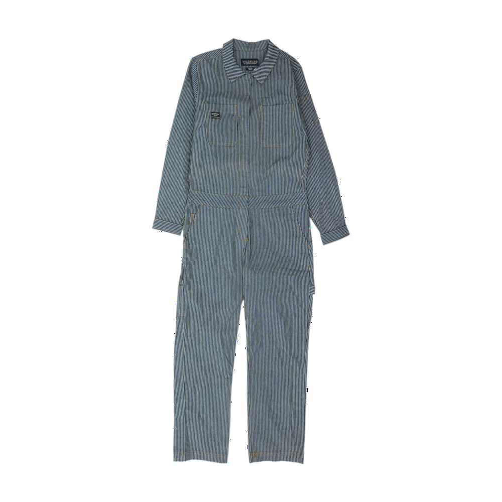 Blue Striped Jumpsuit