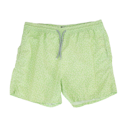 Green Floral Swim Bottom