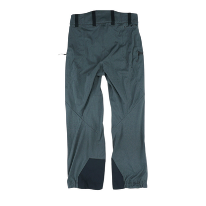 Gray Color Block Regular Pants