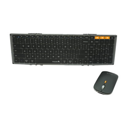 Gray Foldable Keyboard and Mouse