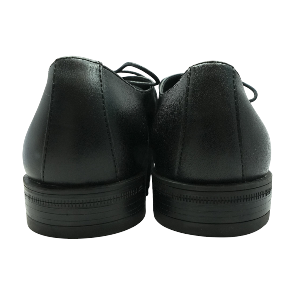 Black Lace-Up Dress Shoes