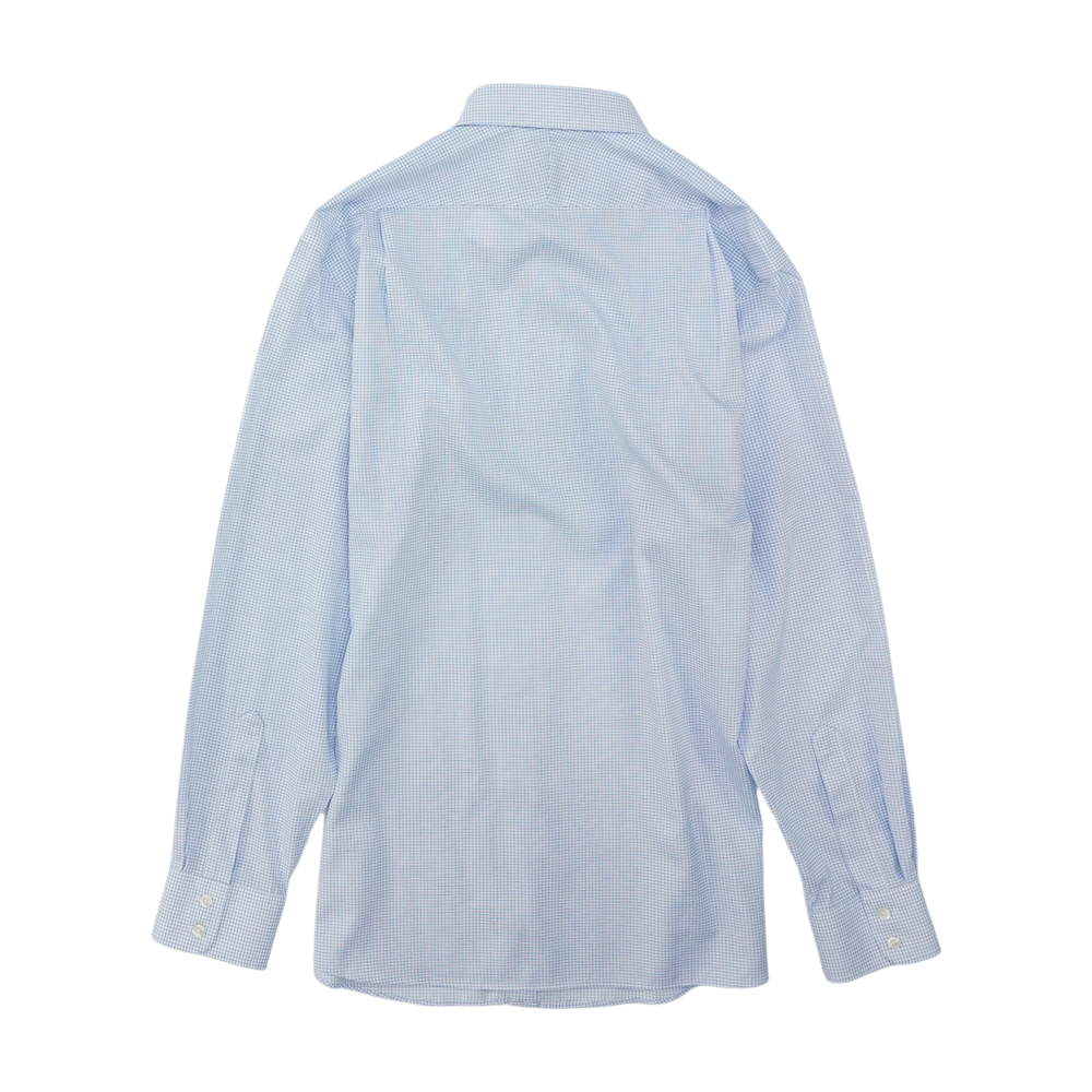 Blue Check Long Sleeve Button Down
