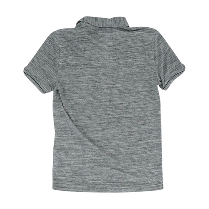 Gray Abstract Short Sleeve Polo
