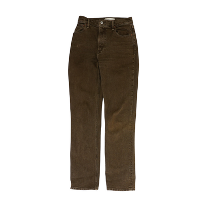 Brown Straight Jeans
