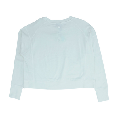 Cream Solid Sweatshirt Pullover
