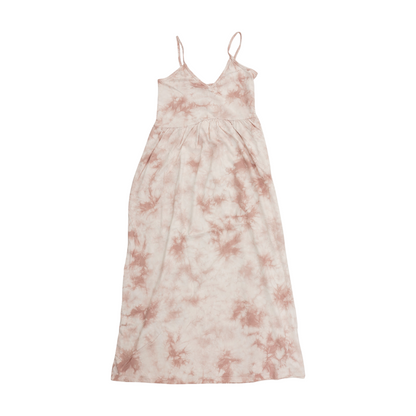 Pink Tie-Dye Maxi Dress