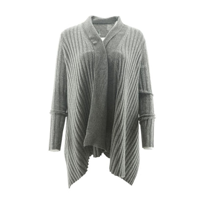Gray Cardigan Sweater