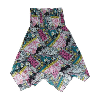 Multi Colored Midi Skirt