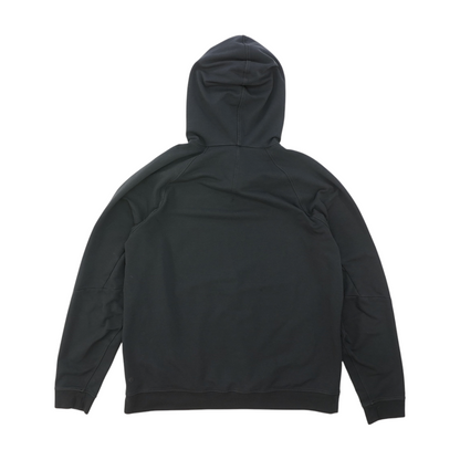 Black Solid Hoodie Pullover