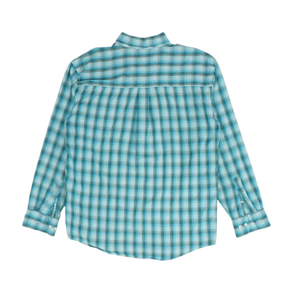 Multi Plaid Long Sleeve Button Down