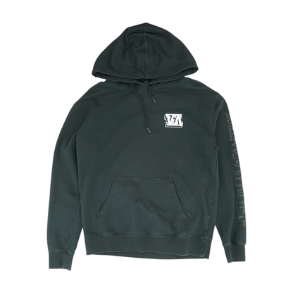 Black Solid Hoodie Pullover
