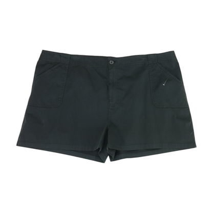 Black Plus Solid Chino Shorts