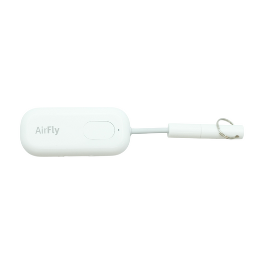 White AirFly Pro Bluetooth Wireless Transmitter