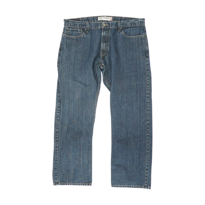 514 Navy Straight Jeans