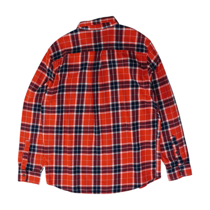 Red Plaid Flannel Button Down