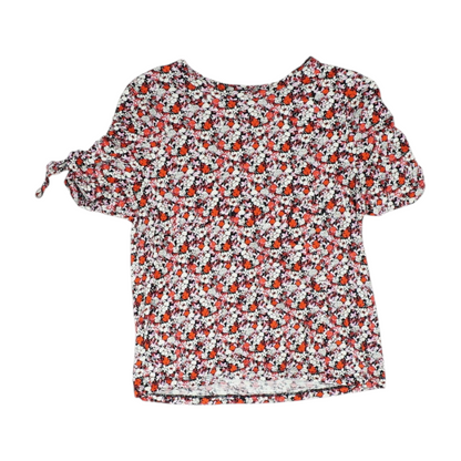Red Floral Blouse