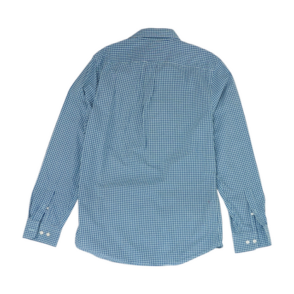 Blue Check Long Sleeve Button Down