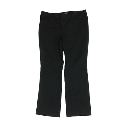 Black Solid Pants