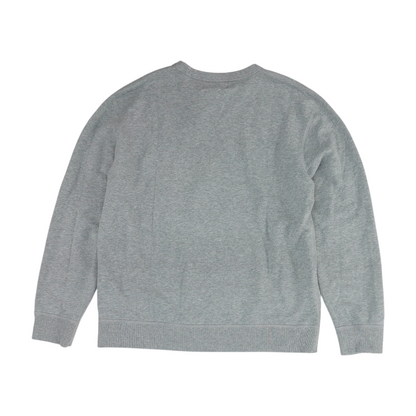 Gray Solid Sweatshirt Pullover