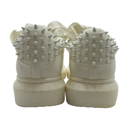 White Lace Up Casual Shoes