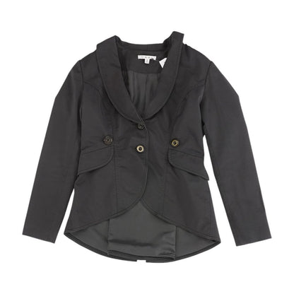 Gray Solid Blazer