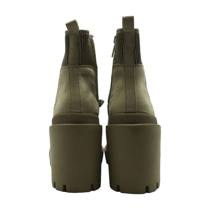 Beige Winter Boots