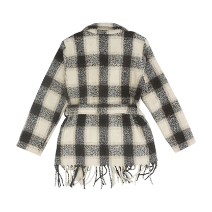 Brown Plaid Coat