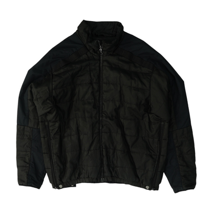 Black Color Block Jacket