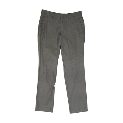 Gray Plaid Dress Pants