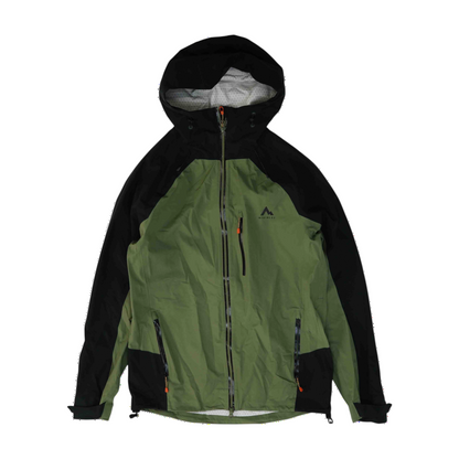 Green Color Block Jacket
