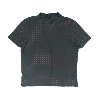 Gray Abstract Short Sleeve Polo