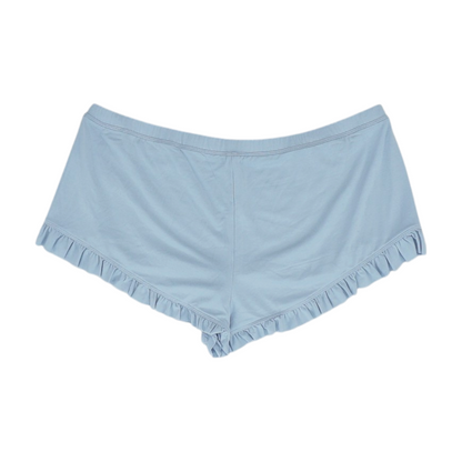 Blue Solid Pajama Bottom