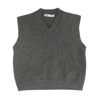 Gray Vest Sweater