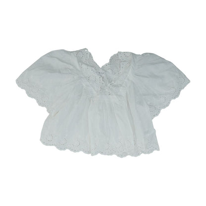 White Eyelet Blouse