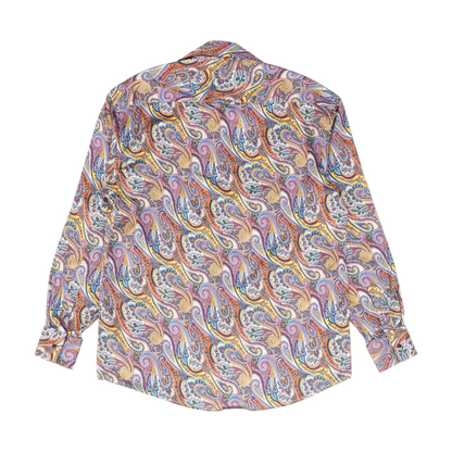 Multi Paisley Long Sleeve Button Down