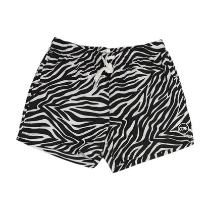 Blue Embroidery Detail Active Shorts