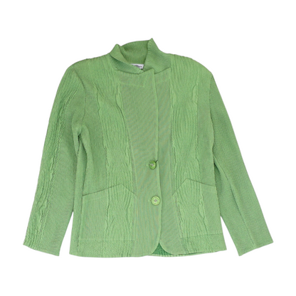 Green Solid Blazer