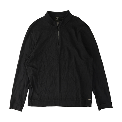 Navy Solid 1/4 Zip Pullover
