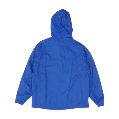 Blue Solid Rain Jacket