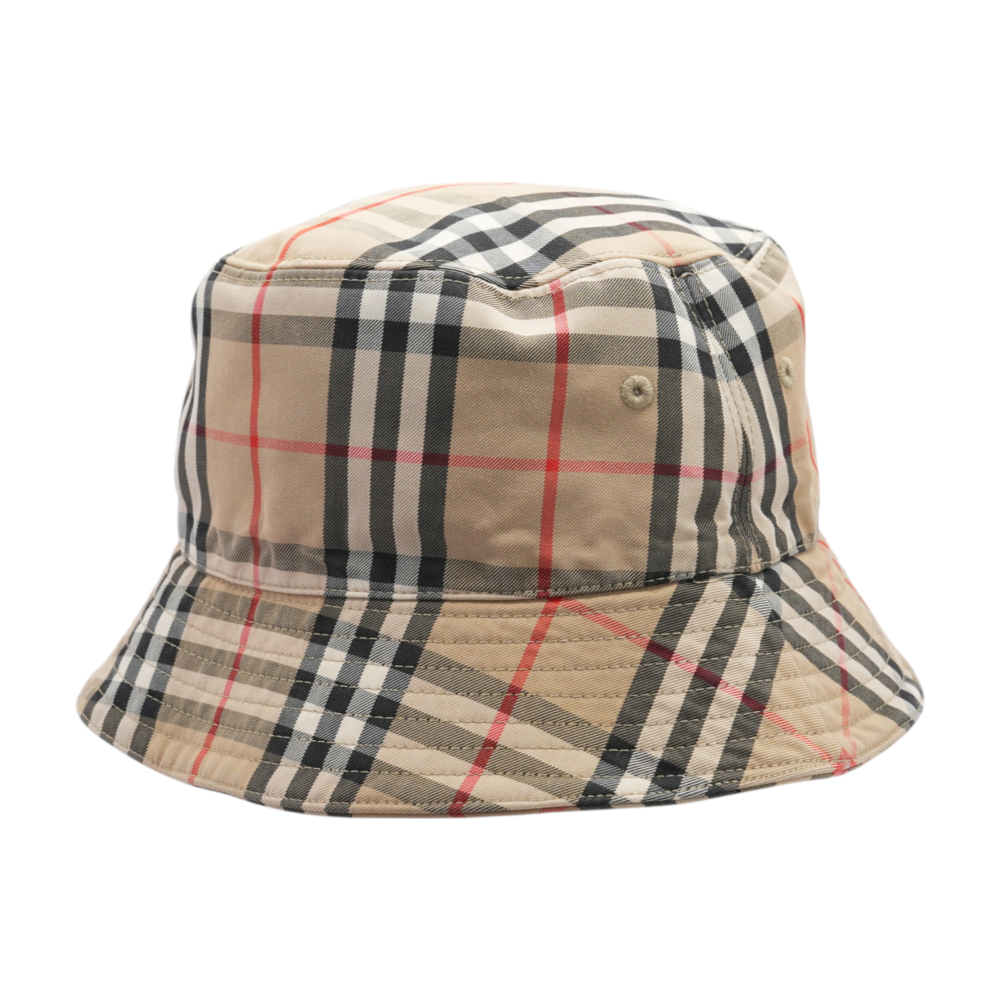 Burberry Vintage Check Technical Cotton Bucket Hat – Image 3