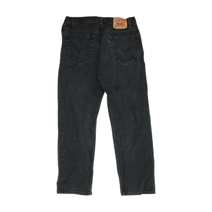 505 Black Regular Jeans