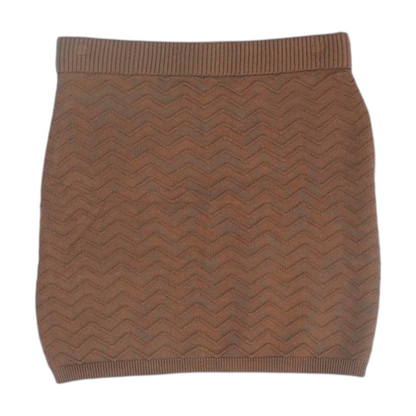 Brown Mini Skirt