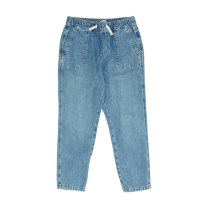 Blue Solid Jeans