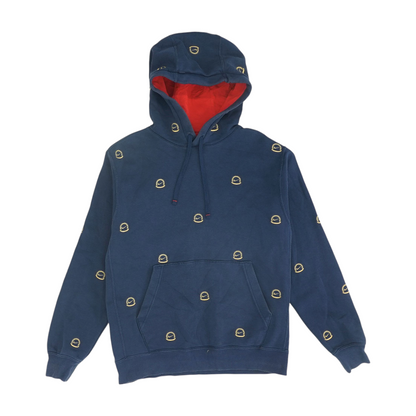 Navy Solid Hoodie Pullover