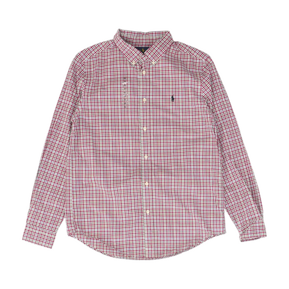 Multi Plaid Long Sleeve Button Down