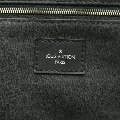 Black Toiletry Pouch in Damier Graphite