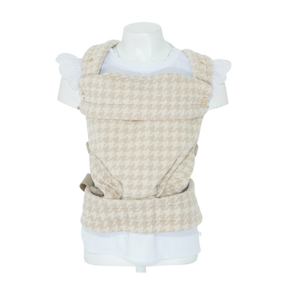 Beige Houndstooth Infant Carrier